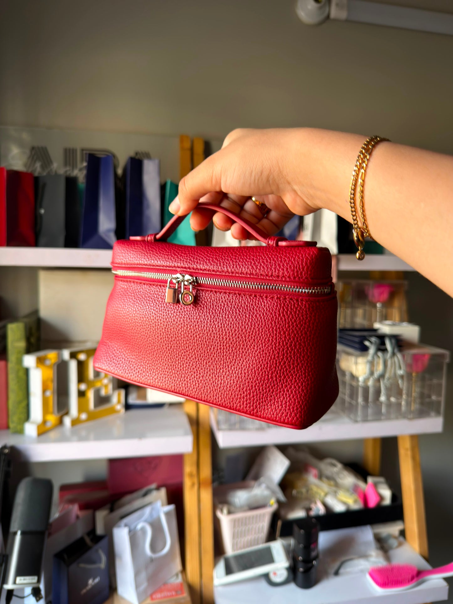 Loro Piana Vanity Case Crossbody Bag
