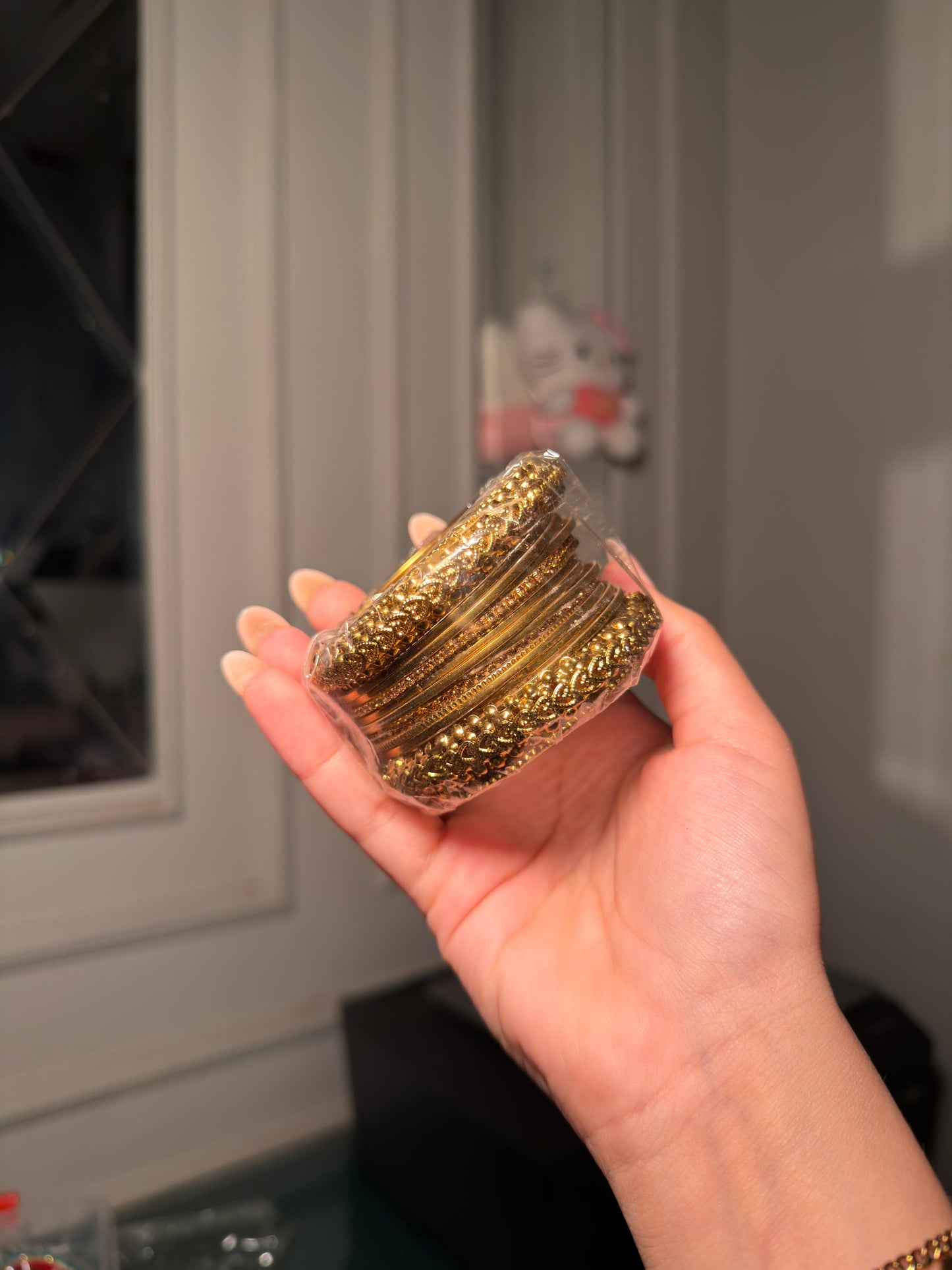 Royal Antique Gold Bangle Set