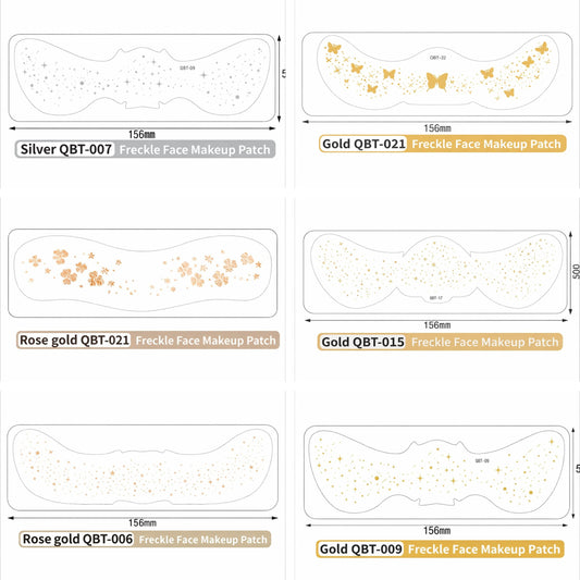 Freckles face makeup patches