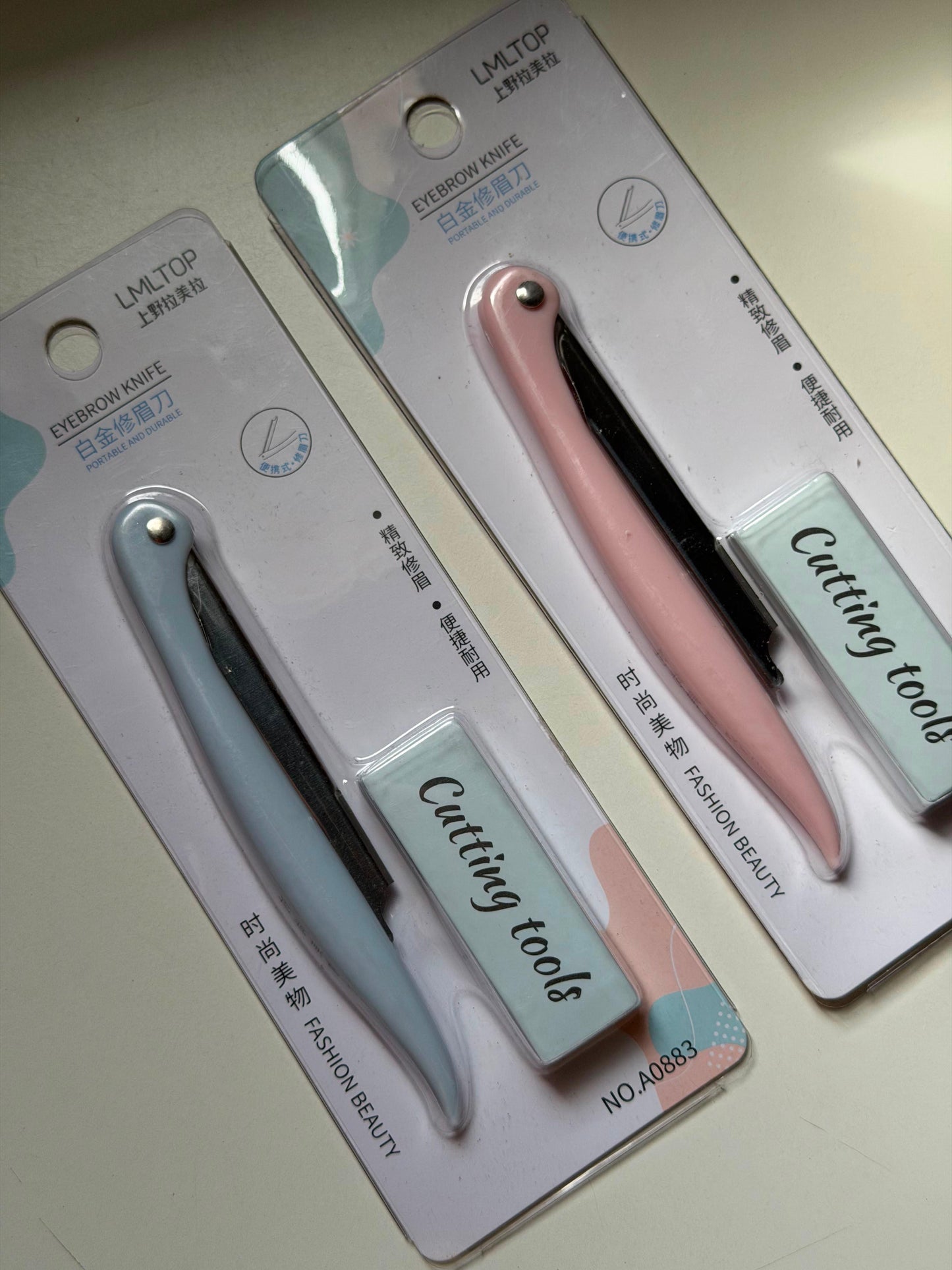 Professional 4 pc blade facial razors