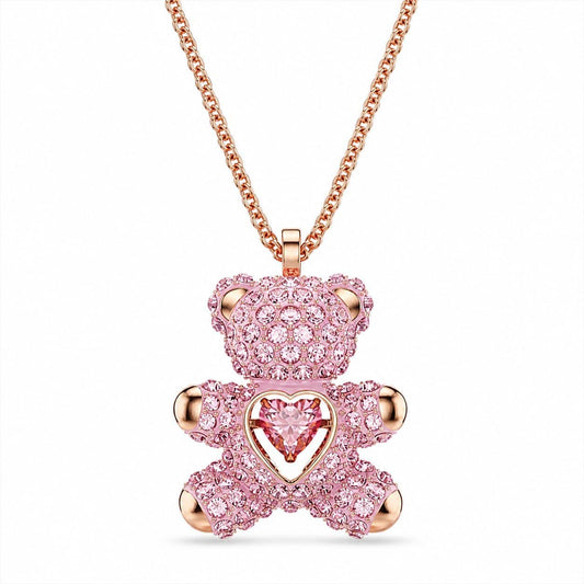 SWAROVSKI- teddy pendant(with box & proper packaging)
