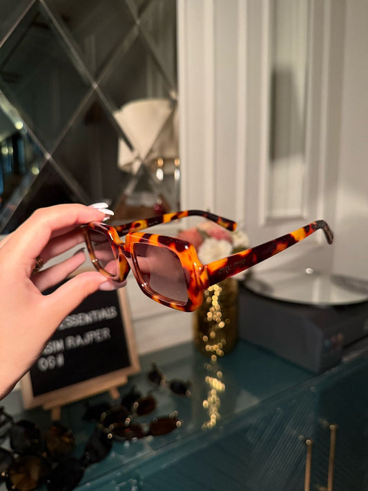 Leopard Brown Miu Miu Square Glasses (IMMEDIATE DELIVERY AVAILABLE)