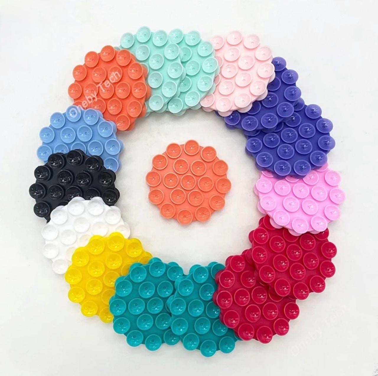 Double sided round sticky grippy