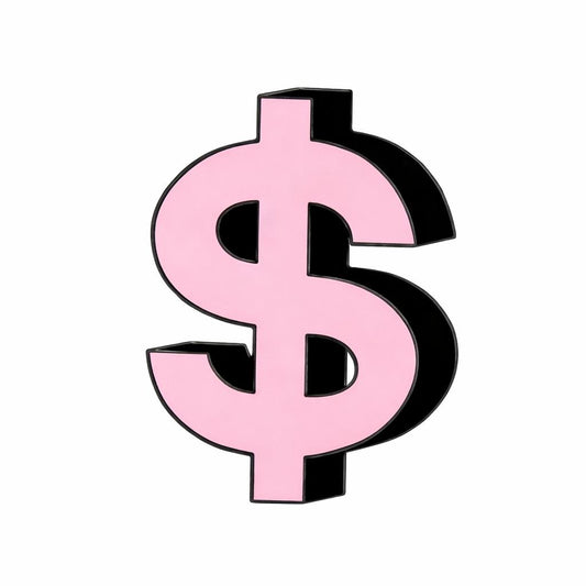 Pinky Dollar – Metal Phone Charm Sticker