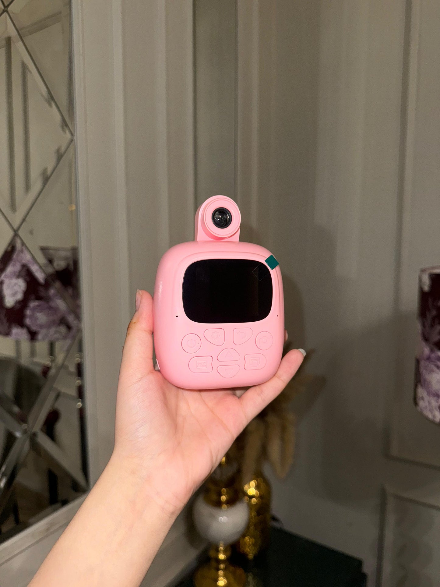 Pink 2in1 printer camera