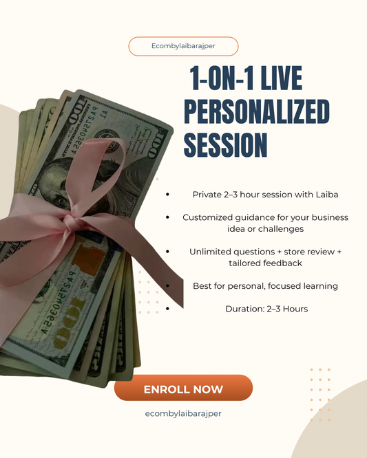 1-ON-1 LIVE PERSONALIZED SESSION