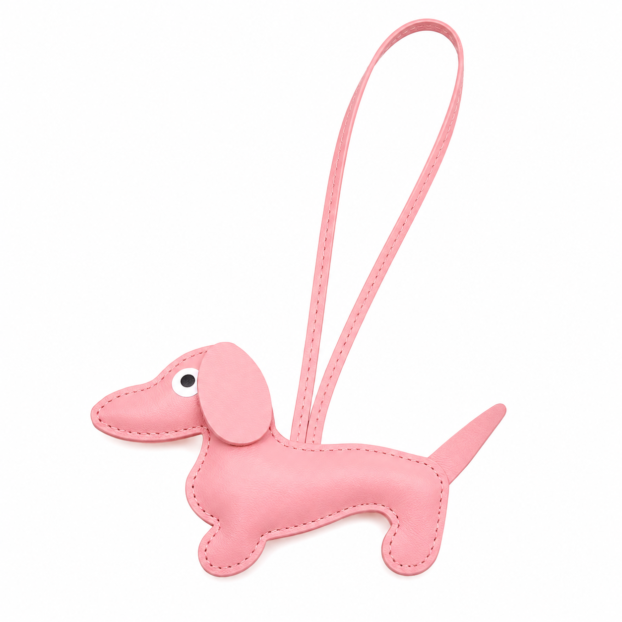 Dog bag charm keychain