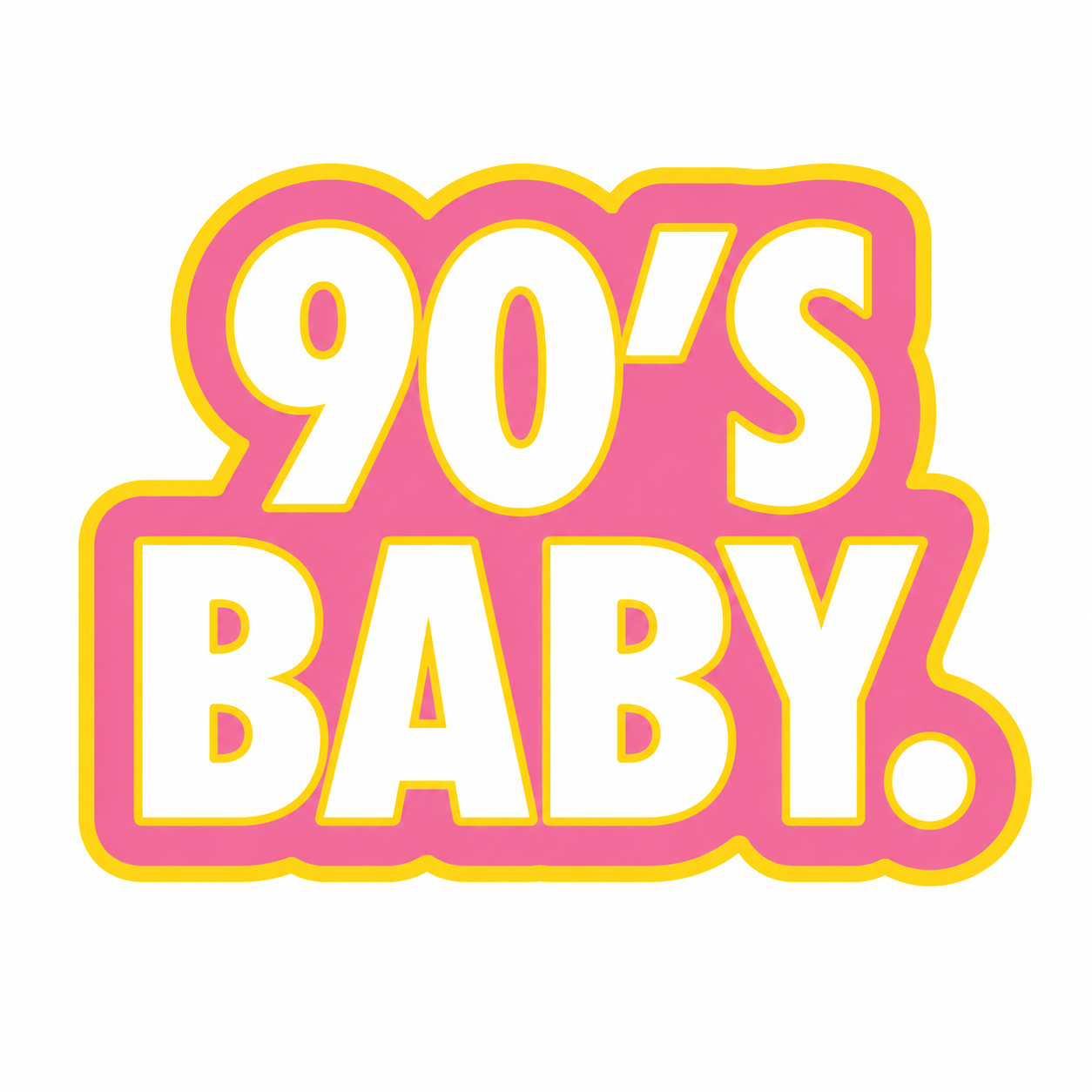 90’s Baby Metal Phone Charm Sticker