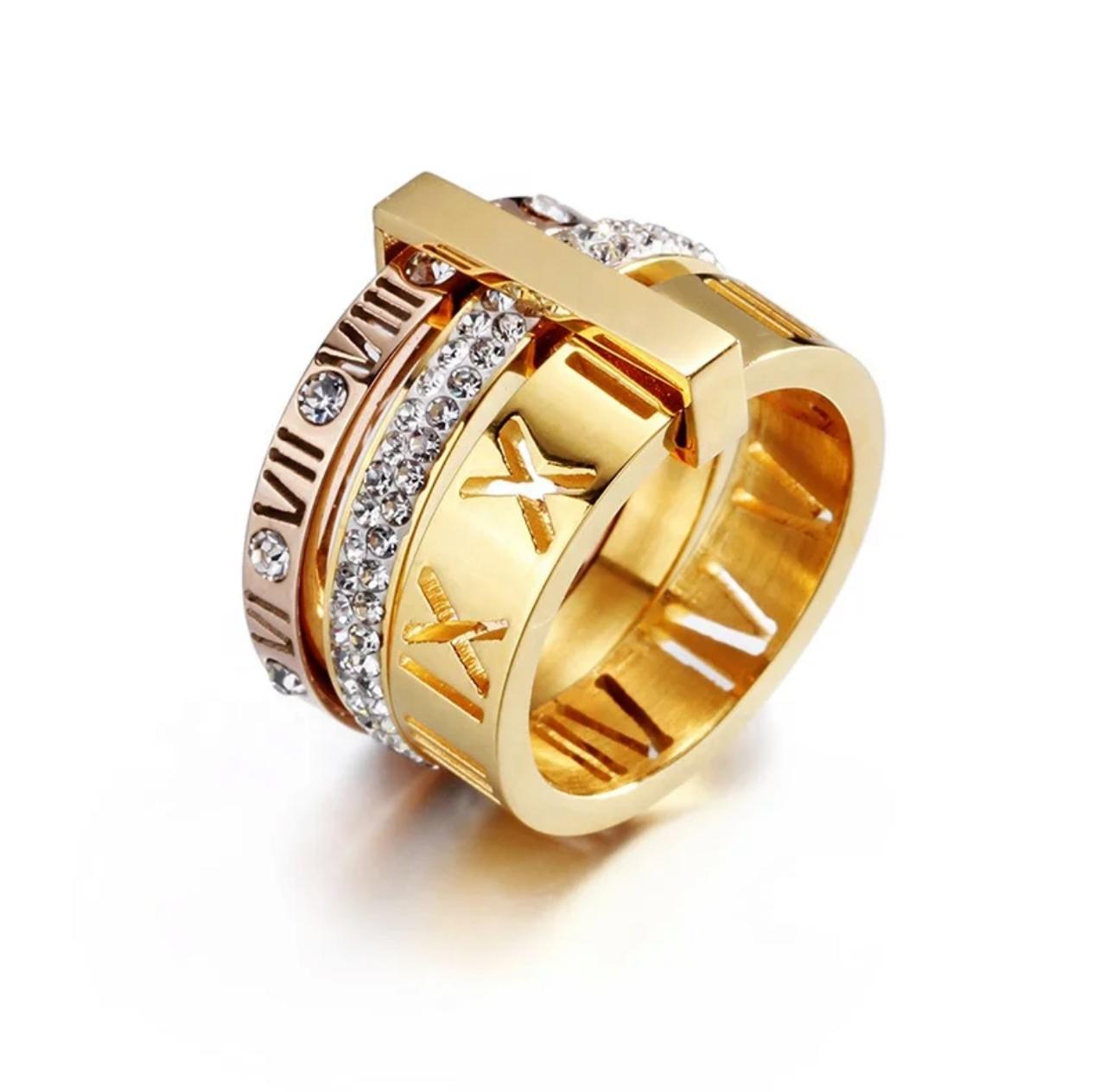 Roman stack stone ring – Laiba essentials