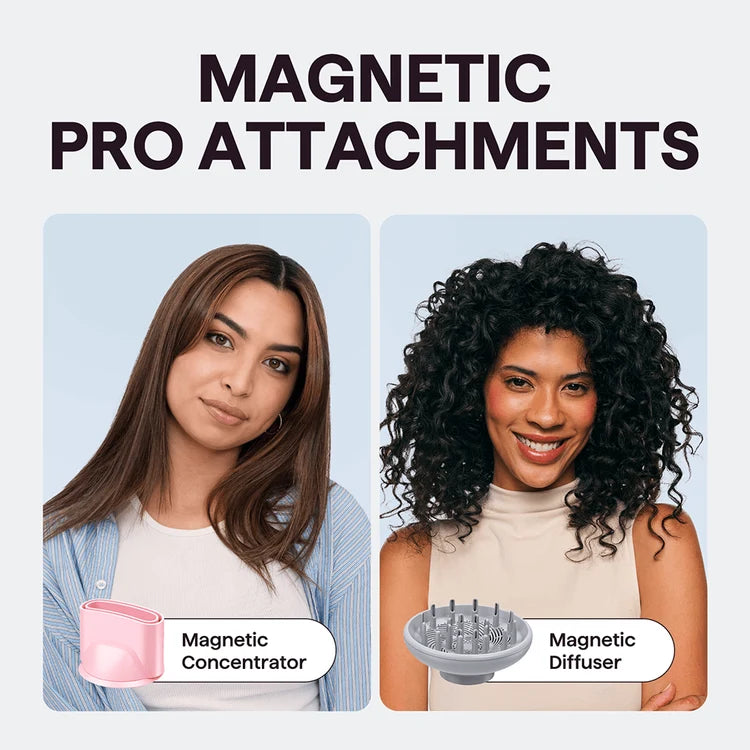 Wavy talk Turblow Pro
Fast Drying Hair Dryer With Attachments (Immediate Delivery available)