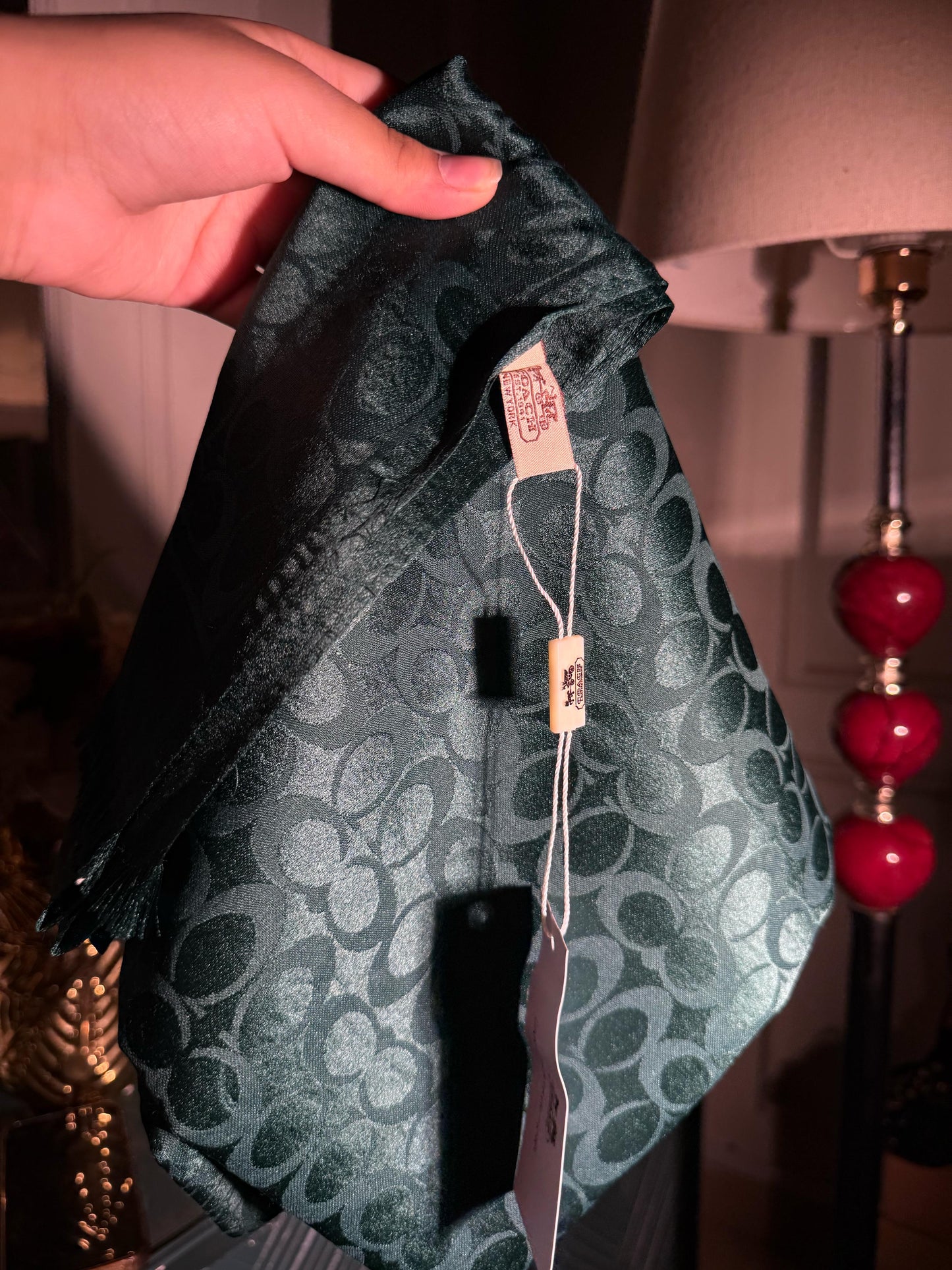 Coach Green scarf/ stole (IMMEDIATE DELIVERY AVAILABLE)