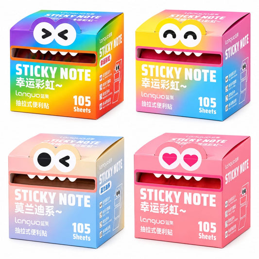 Mr. Paper Pull-Out Transparent Sticky Notes