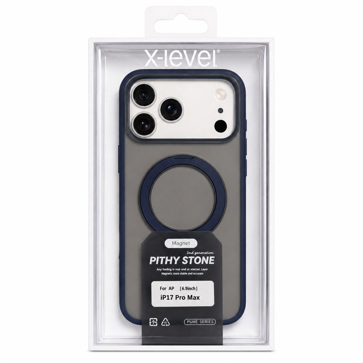 iPhone Case X-Level MagSafe Stone Edition (iPhone 17 pro max)