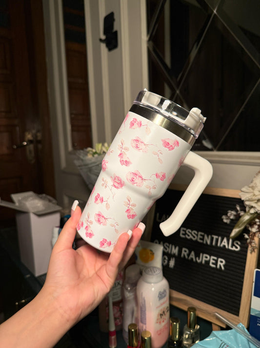 Rosé Charm Mini Stanley Tumbler 20oz (IMMEDIATE DELIVERY AVAILABLE)