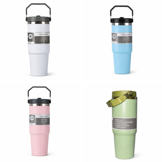 Vacuum insulated mug 30 oz metal tumblr