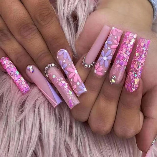 Lush Pink Nails