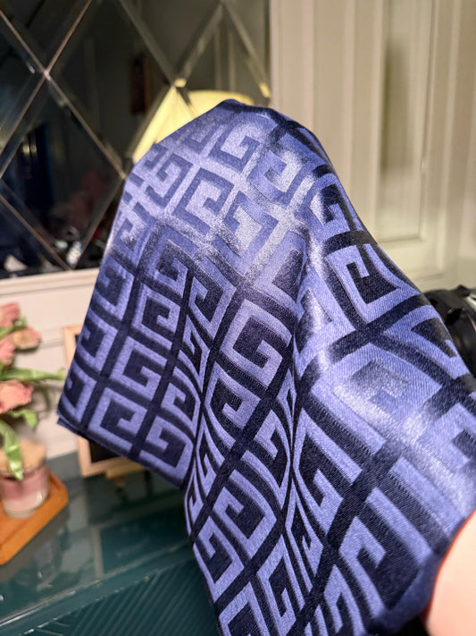 GIVENCHY Navy Blue scarf/ stole (IMMEDIATE DELIVERY AVAILABLE)