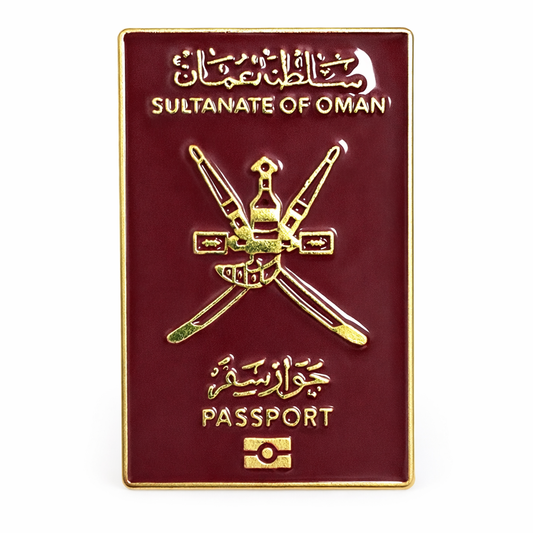 Oman Passport Emblem – Metal Phone Sticker