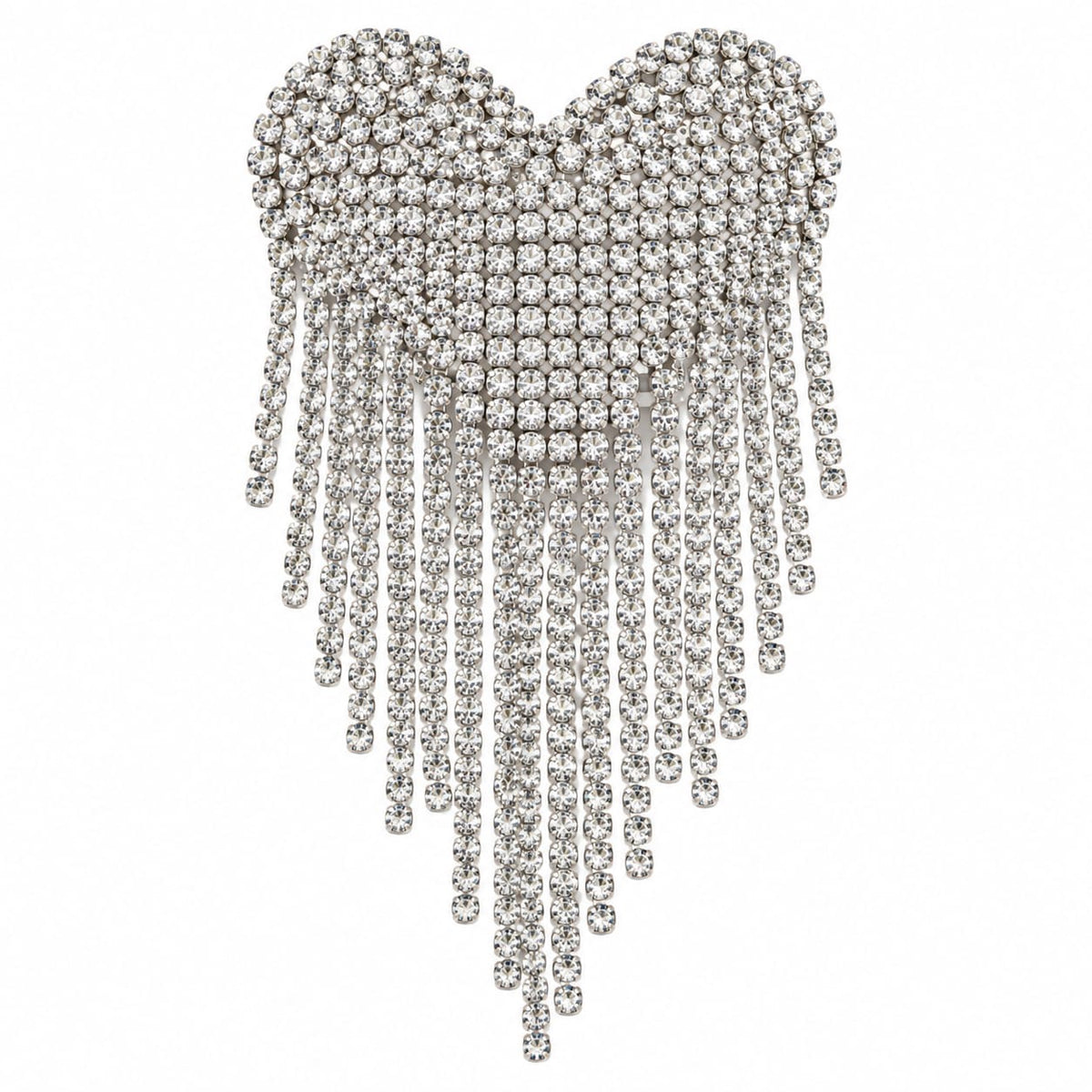 Rhinestone Heart Phone Pop Socket