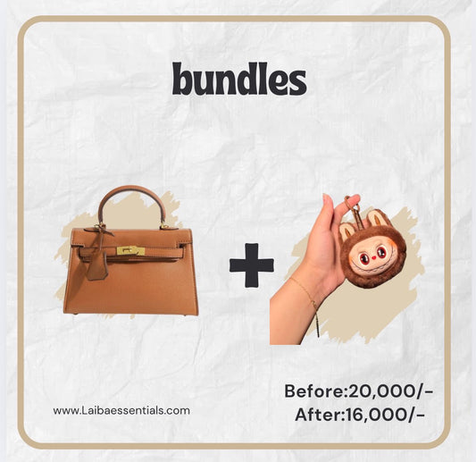 MINI BROWN KELLY BAG BUNDLE