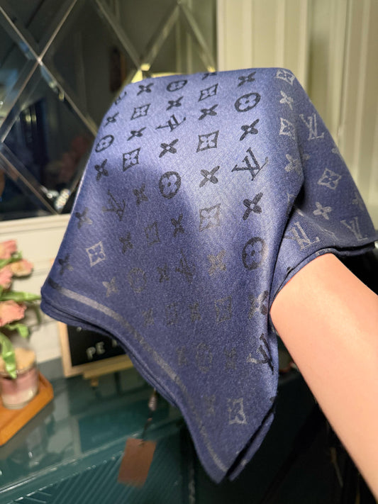 LV NAVY BLUE scarf/ stole (IMMEDIATE DELIVERY AVAILABLE)