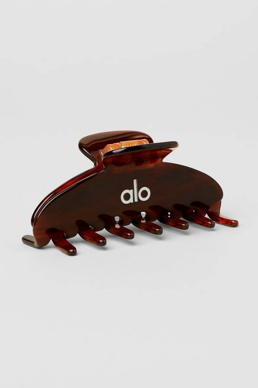 Brown Alo Hair Clip Claw