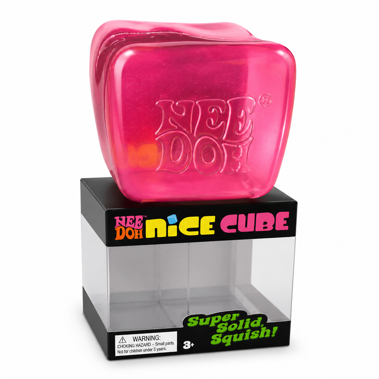 Needoh Maltose Ice Cube Squishy Toy 1:1 Proportional Cop Y Sensory Stress Relief Squeeze Toy 6cm