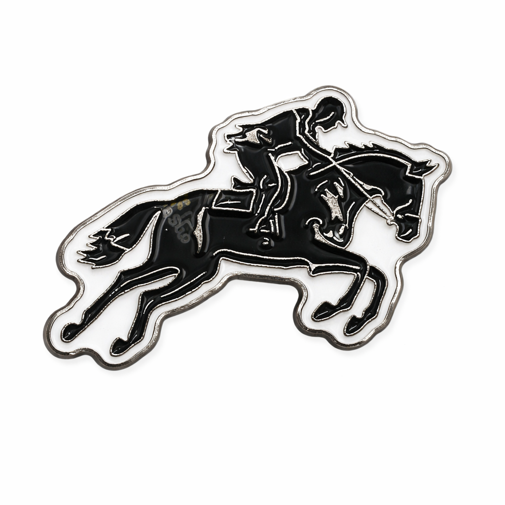 Horse Rider Silhouette – Metal Phone Sticker