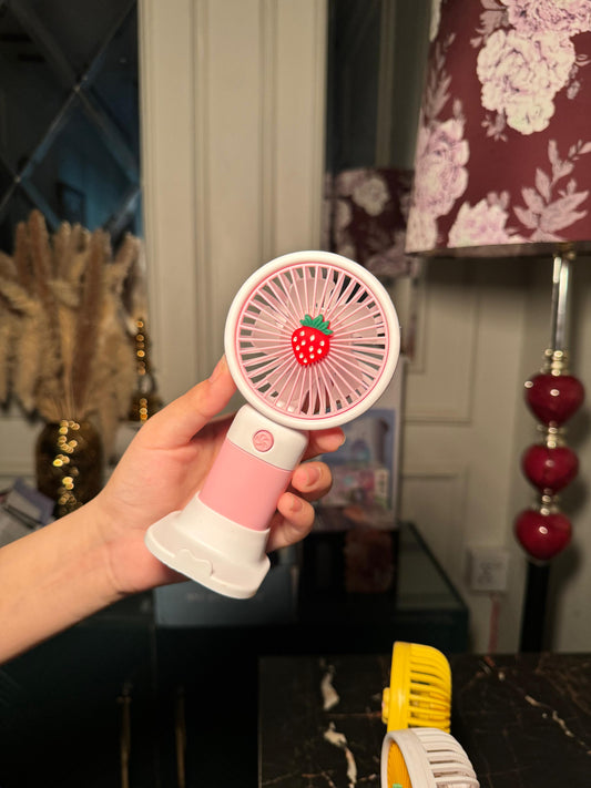 F13 Strawberry mini fan