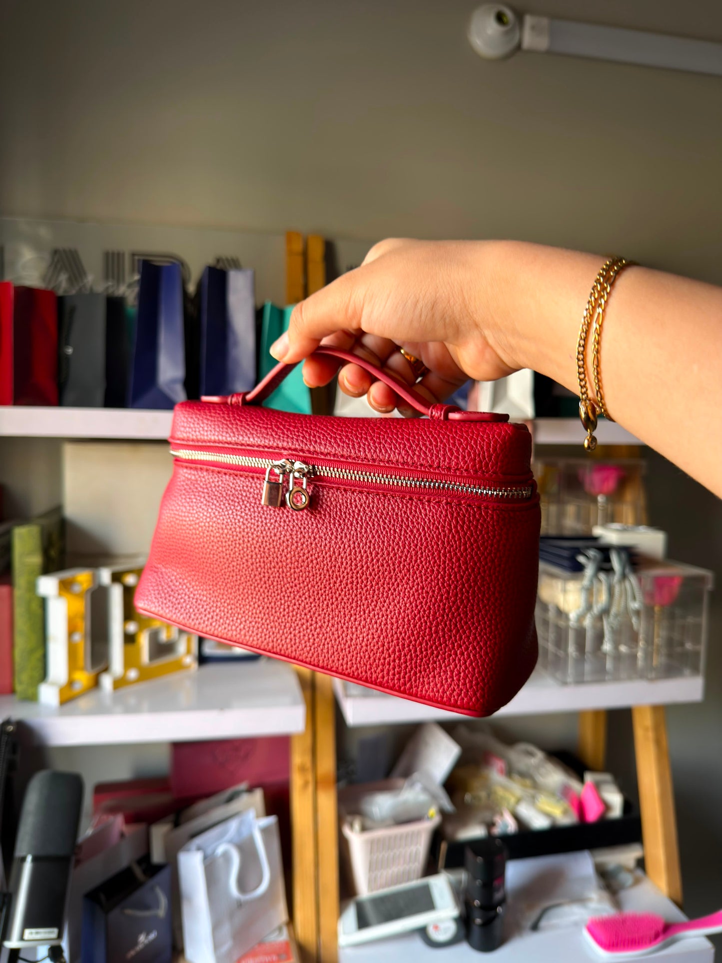 Loro Piana Vanity Case Crossbody Bag