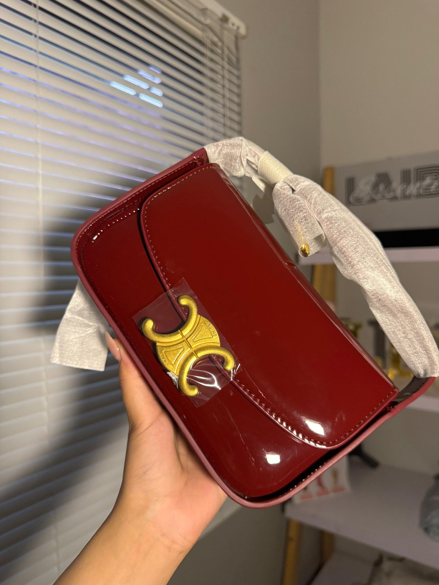 Celine Shine Shoulder Bag (Entire Box Packaging)