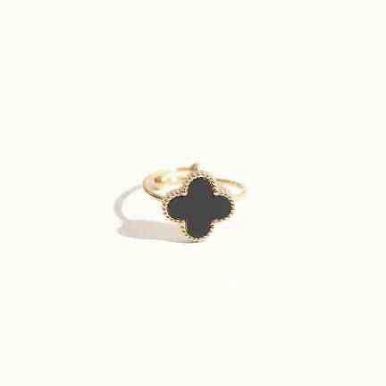 Big Black clover ring