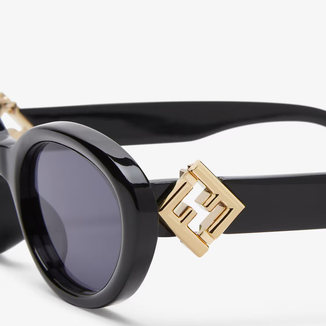 Oval Fendi Black FF DIAMONDS Sunglasses/ Glasses