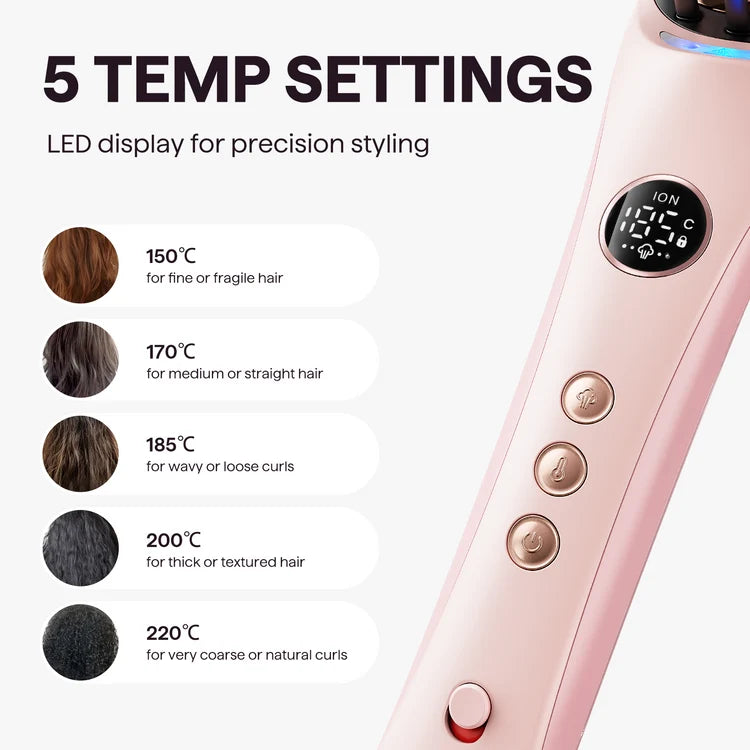 Wavy talk Steambrush Pro
Steam Straightener Brush (Immediate Delivery available)