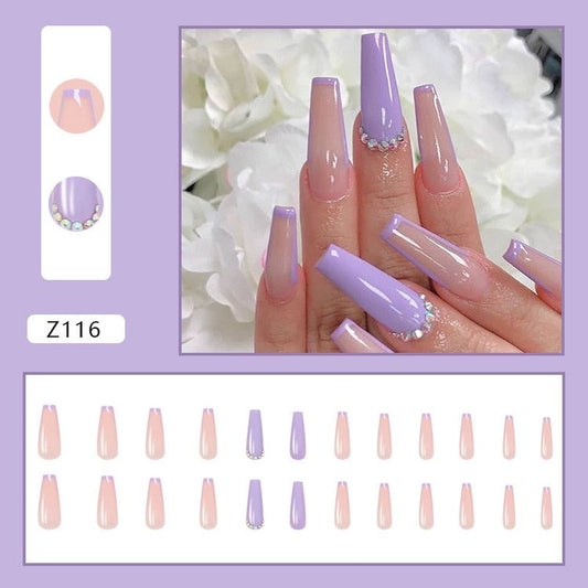 Lilac Love Story Nails