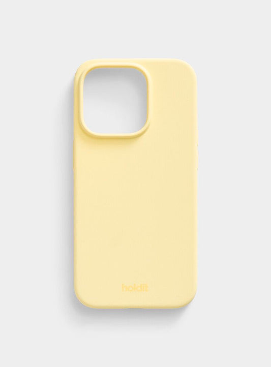 Yellow Silicon IPhone case 11 till 17 series