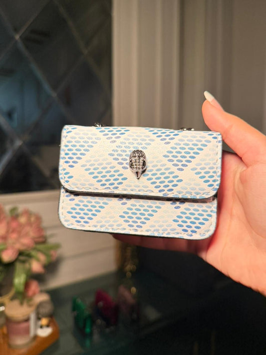 Kurt Geiger Kensington Mini Quilted Bag – Blue (IMMEDIATE DELIVERY AVAILABLE)