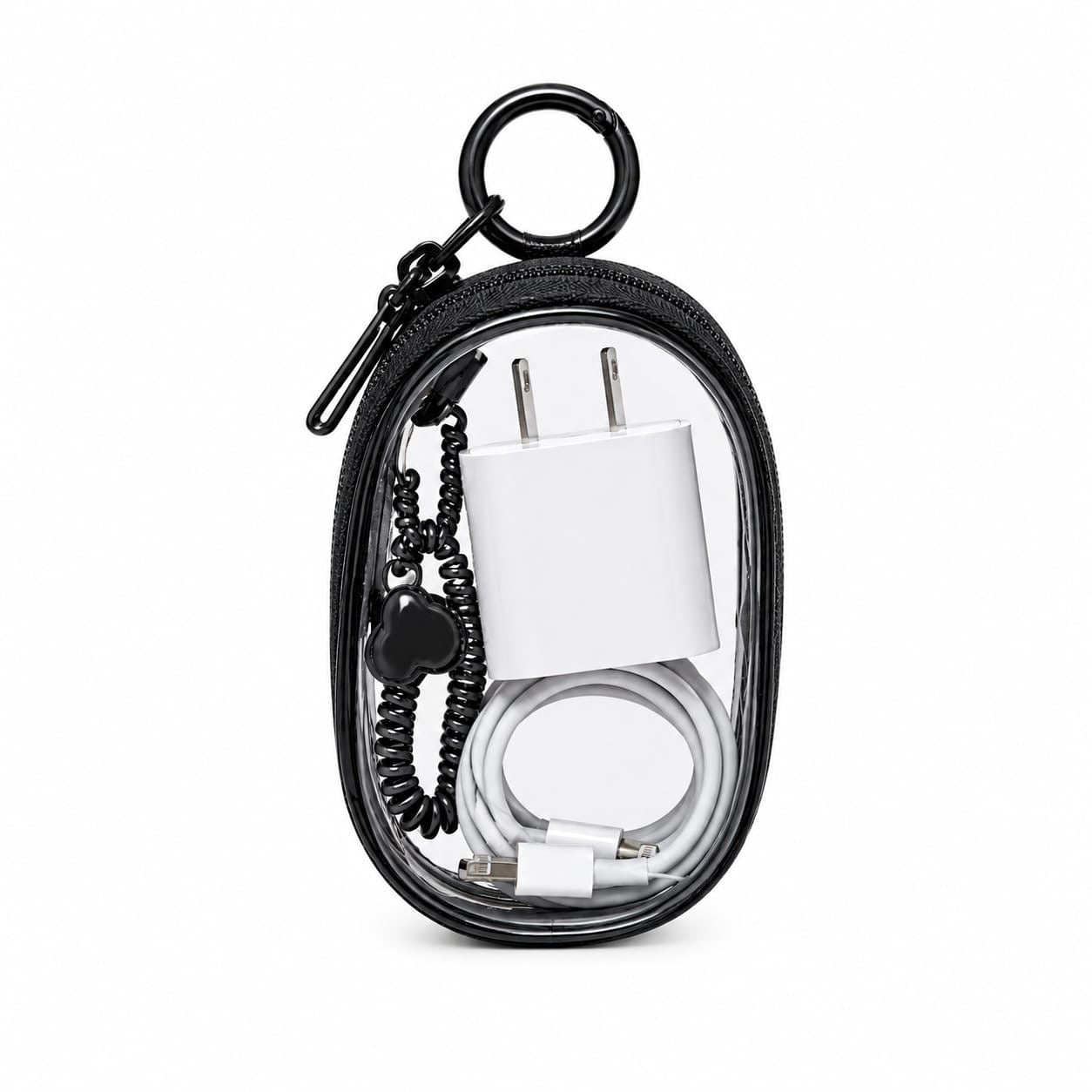 Charger pouches key chain