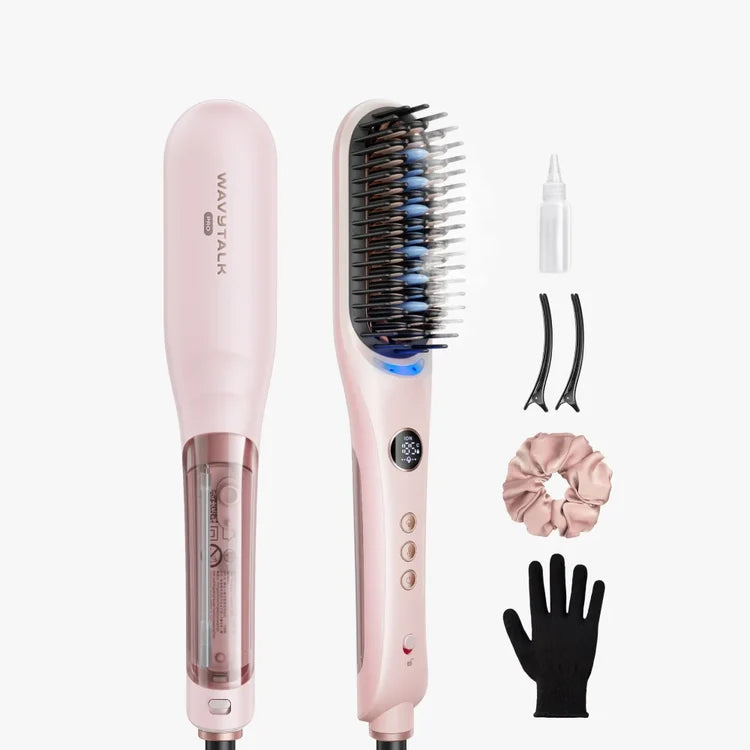 Wavy talk Steambrush Pro
Steam Straightener Brush (Immediate Delivery available)