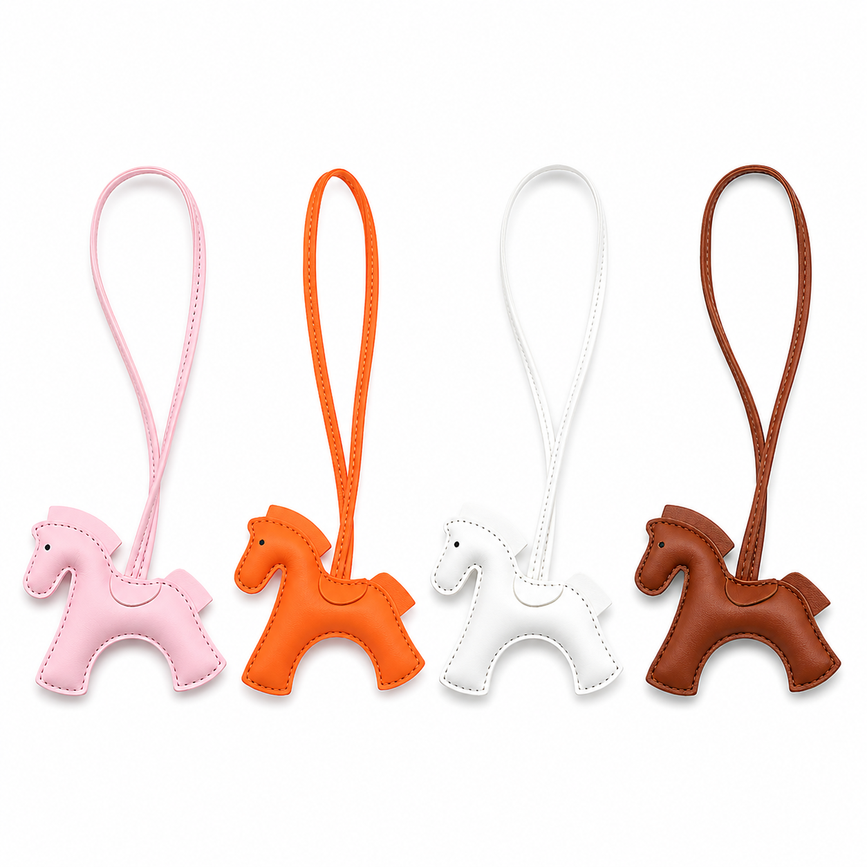 Horse Leather Bag Charm