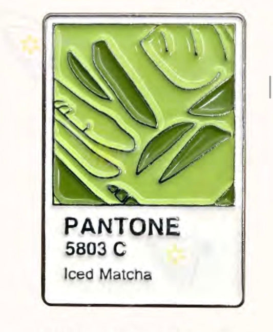 Pantone 30x20.6 mm Metal Phone Sticker