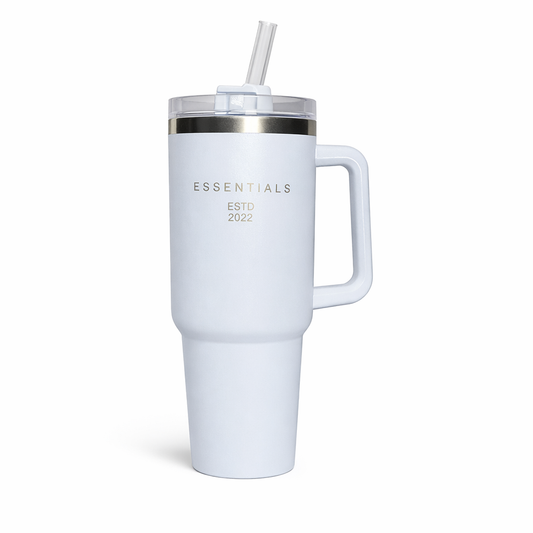 Sky blue Flask tumblr 40 oz