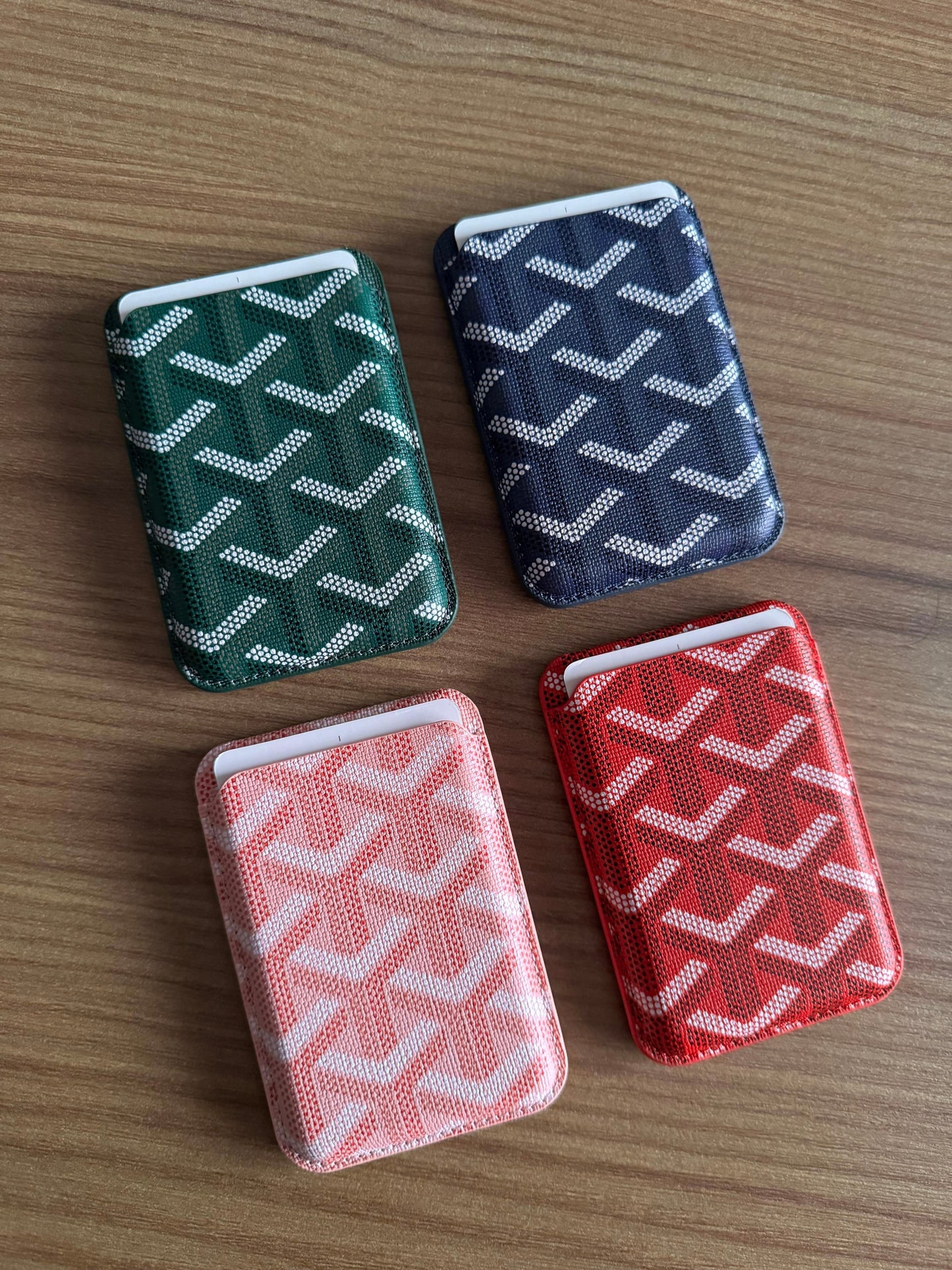 Goyard cardholder & stand