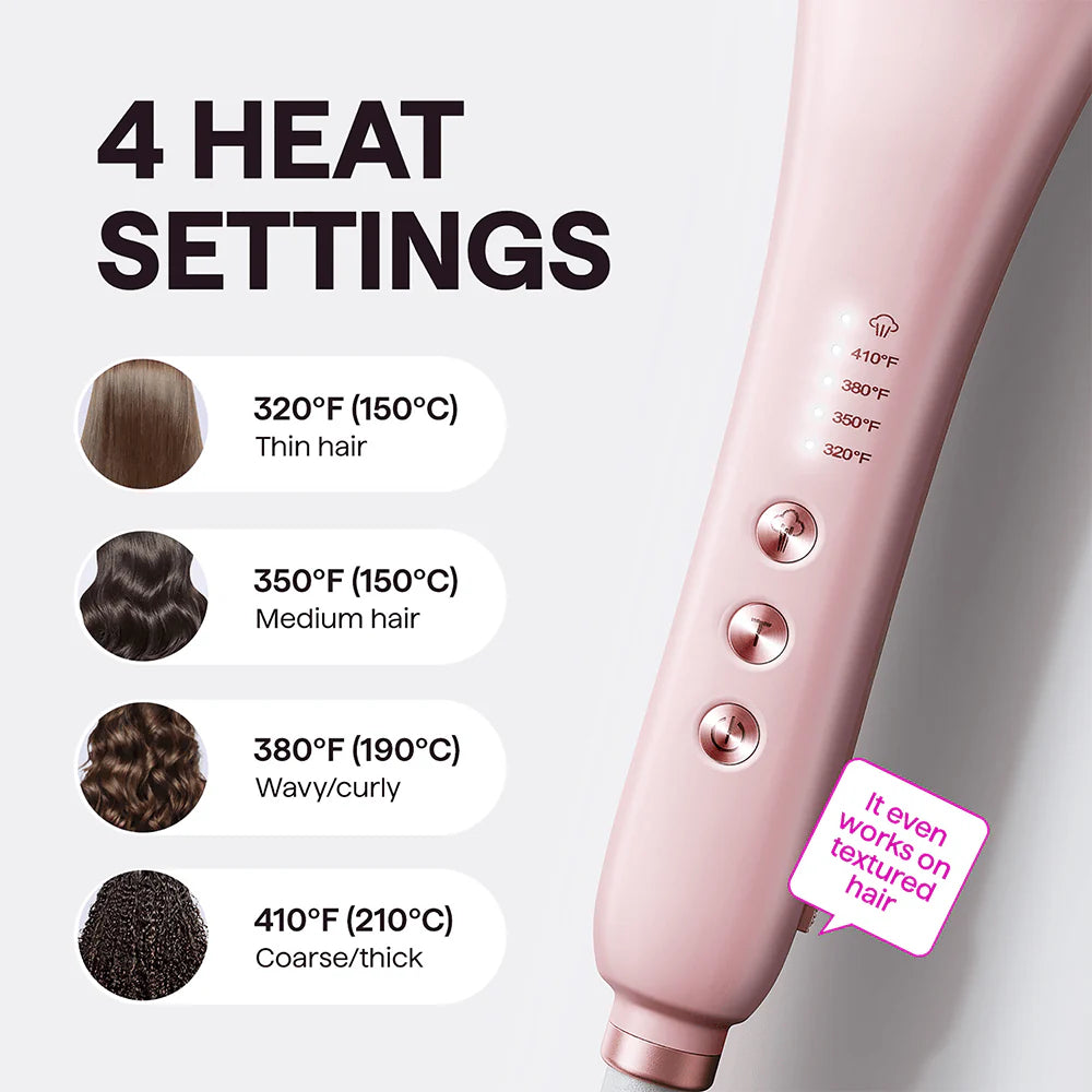 WAVYTALK Pro Steam Hair Straightener Brush – 3-in-1 Heated Straightening Comb.
(Immediate Delivery available)