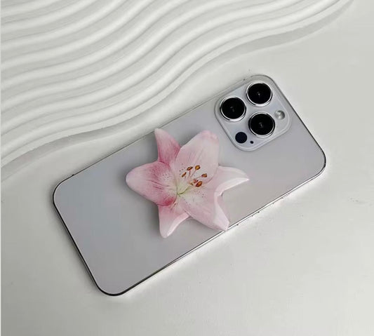 Sugar Petal Orchid Grip Pop socket