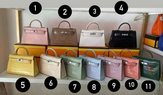 Mini Shinny Kelly bag delivery time (15-20 days) part2 (silver locking)