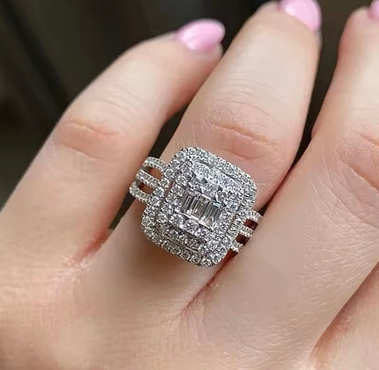 Cleopatra Emerald Cut Ring