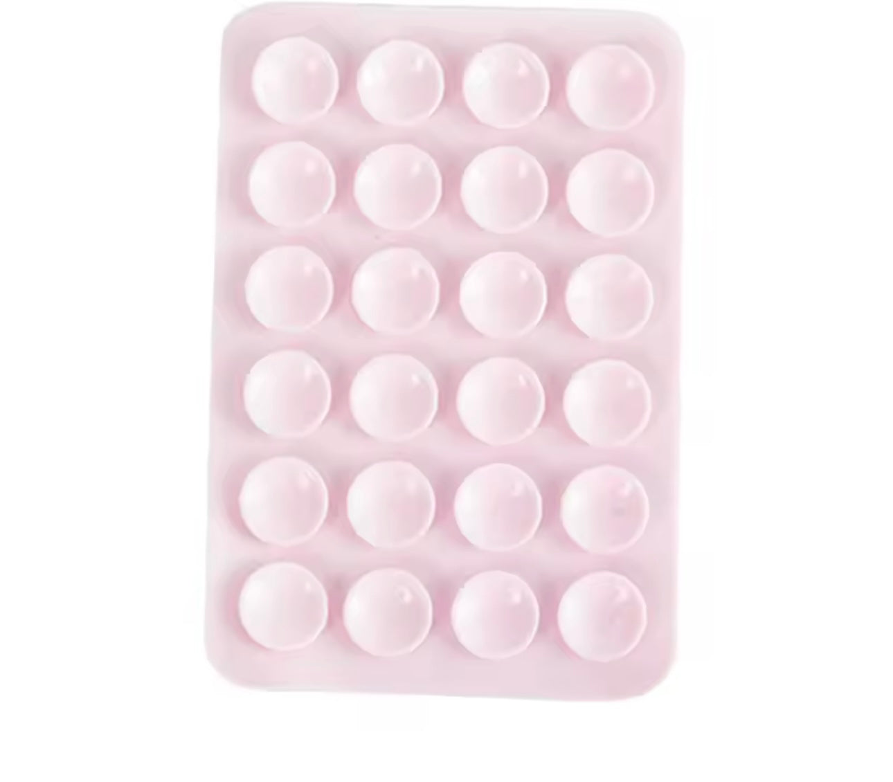 Baby pink  square sticky grippy single sided