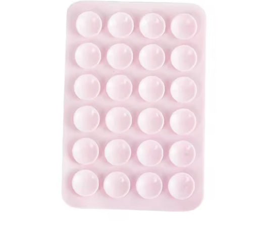 Baby pink  square sticky grippy single sided