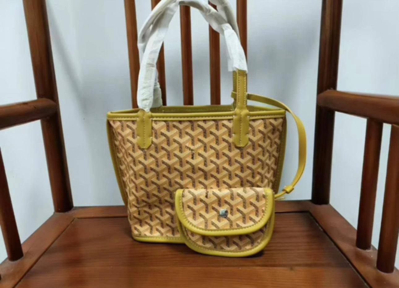 Goyard bucket tote bag immediate delivery available